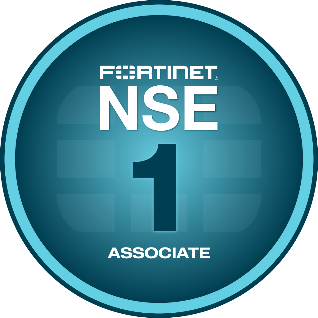 Certificado Fortinet NSE 1