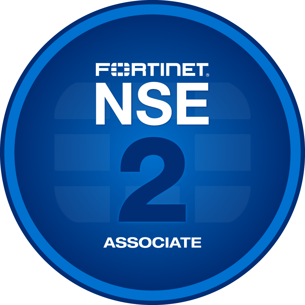 Certificado Fortinet NSE 2